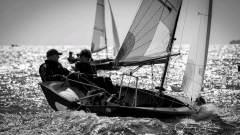 The Black Boat battling on Windy Wednesday