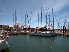 Race boats arrive in Ile d’yeu