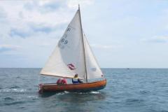 Nigel and Gill enjoy the afternoon on their Falcon 'Ying'