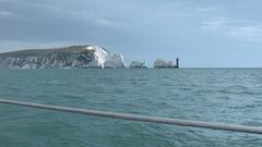 Arriving at the Needles Channel