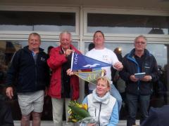 Steve and Jez get presented with a lot of stuff from Jean, Marcel and Anne of YCC