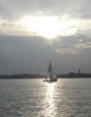 A perfect evening for a sail.. 