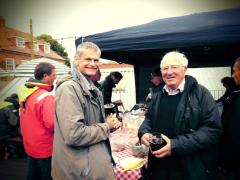 A legendary encounter - Fastnet winner Pascal Loison and WSC cruising Grand Master Jeremy Parkinson