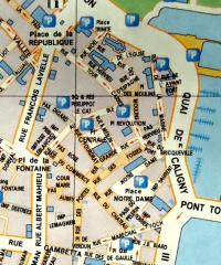 A useful street map for your tour of the old town.