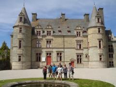 Members visit the Chateau des Ravalets, Tourlaville