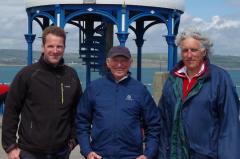 Bernard, Ernie and Thierry on the Stone Pier