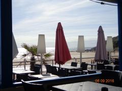 View from the beach at Carteret with Jersey in the background