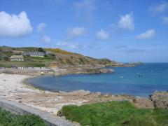 The anchorage at St Martin's bay