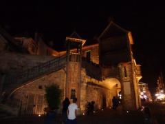 The Seine originally flowed in front of the medieval gatehouse protecting the old basin