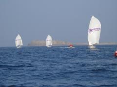 The Ile Pelee forms the background for the championship which bears its name