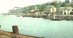 View of WSC with a paddle steamer on the slipway at Hooker's Dock