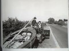 Where are these youthful and intrepid sailors bound? Weymouth , of course..