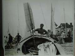 Rigging on the beach