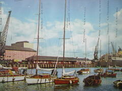 Part of the keelboat fleet in the 1960s
