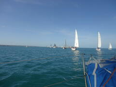 The fleet gathers before the Coupe du Prefet maritime on Saturday