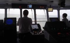 Leaving Ouistreham via the channel