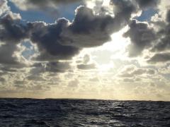 Alderney in sight