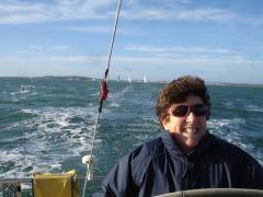 It's only right - Commodore Kathy Claydon leads the fleet