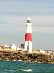 The TH daymark located nicely in the bottom of the red sector - plenty of water for rounding.