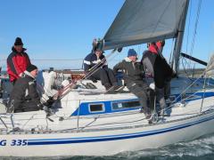 A great day to be on the water - all smiles on Flair II! 