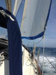 What I most like about sailing is just being out there...