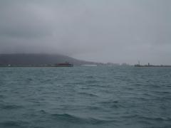 View from the end of the proposed breakwater