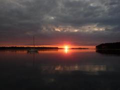 Dawn in South Deep Poole Harbour