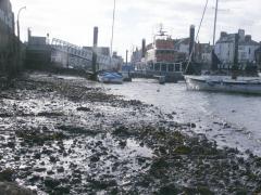 Beach toward lifeboat