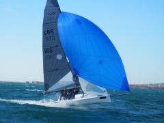 Isaac, me and Nathan Batchelor at 17.5 Knots in Ovingtons new VX1